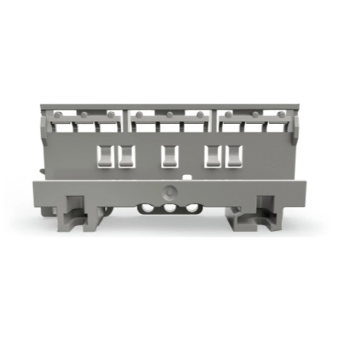 Wago 6 mm Mounting Carrier Ex for 221 Series Lever-Nuts, Light Gray (Wago 221-511)