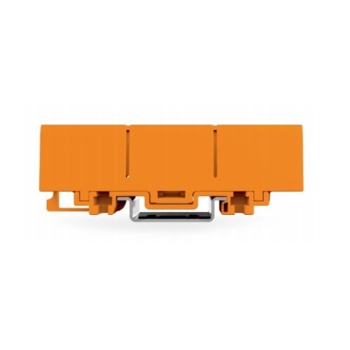 Wago Pushwire Mounting Carrier for Singe and Double Row Connectors, Orange, Case of 10 (Wago 2273-500)