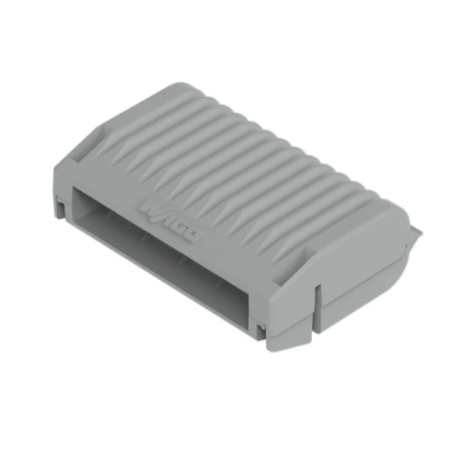 Wago Gelbox for 221 and 2x73 Series, 12 AWG, 4 mm Connectors, Size 3, Gray, Case of 3 (Wago 2071333)