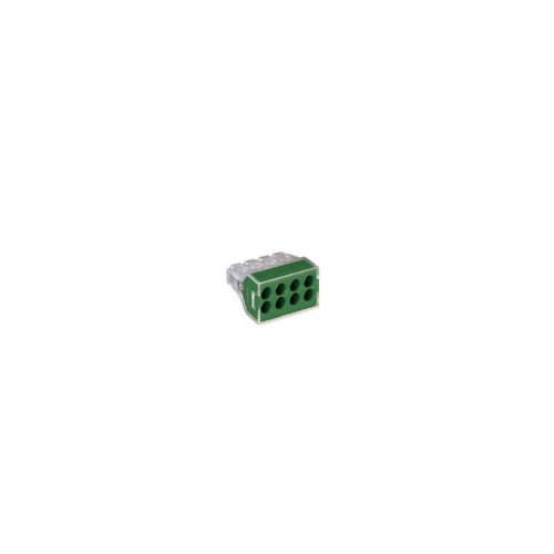 Wago Green 8-Port Pushwire Connectors For Grounding & Bonding
