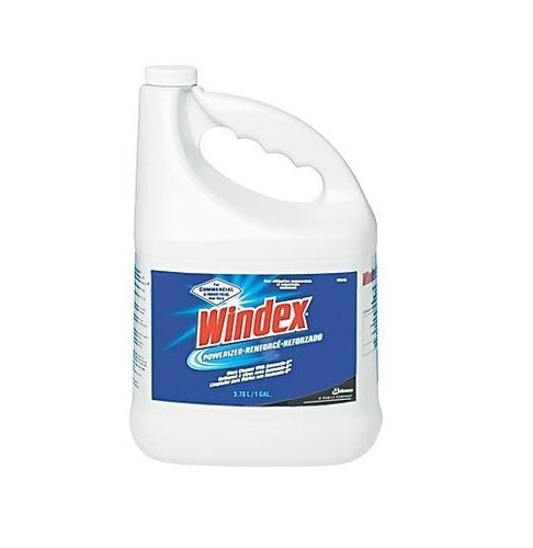 Windex One Gallon Translucent Ammonia-D Aerosol Glass Cleaner, Case of 4 (Windex 696503)