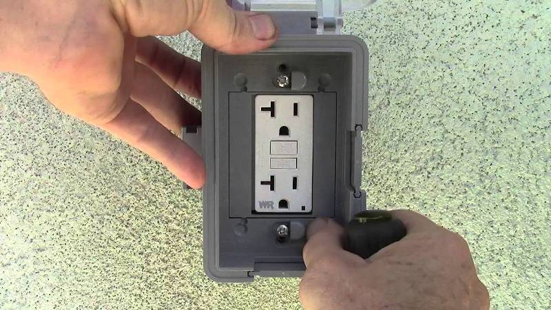 weather resistant electrical outlet