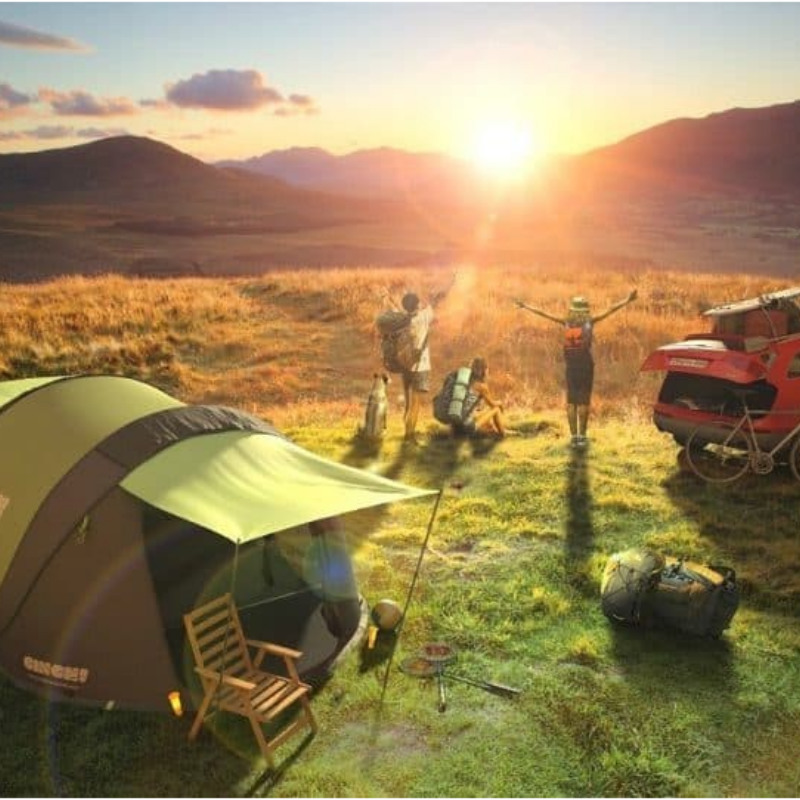 Off the Grid Solar Powered Tents for Camping