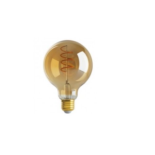 Edison bulb amber glow finish 